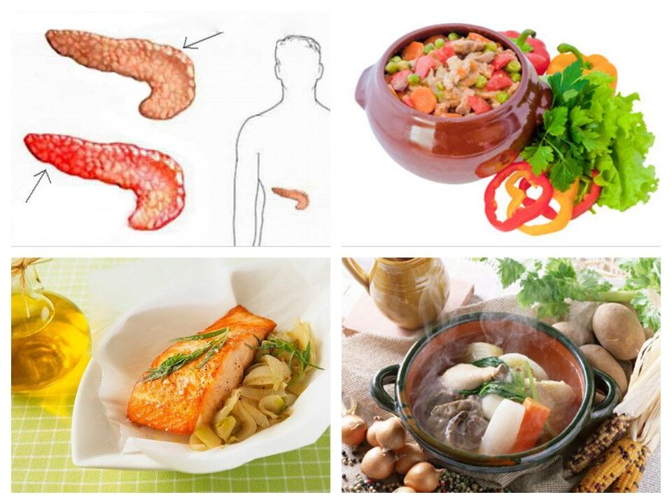 Piatti per l'infiammazione del pancreas