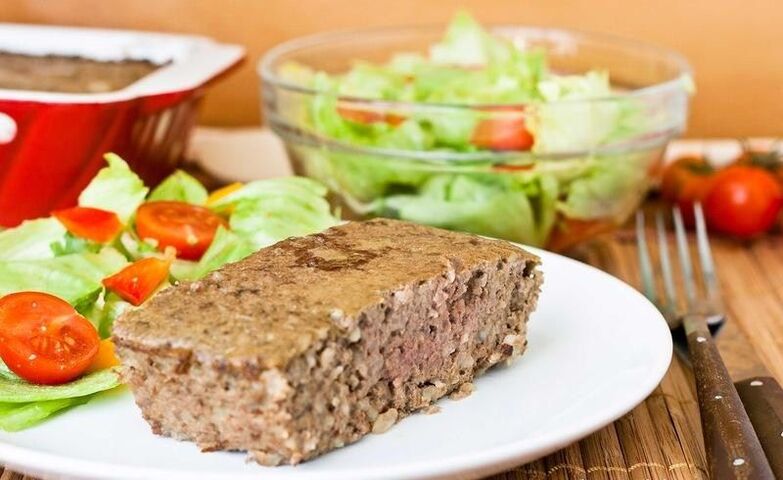 budino di carne al vapore per la pancreatite