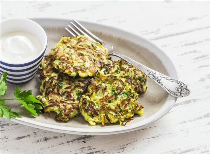 Pancakes con zucchine