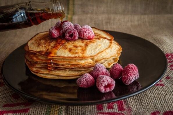 Frittelle di crusca nel menu dietetico ducano