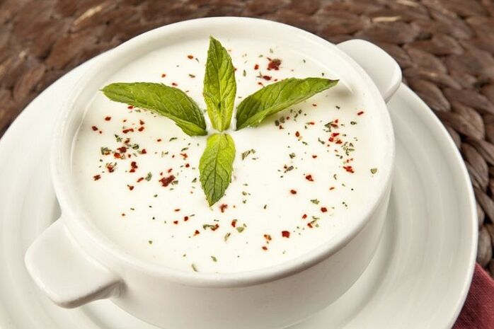 Zuppa di yogurt dimagrante