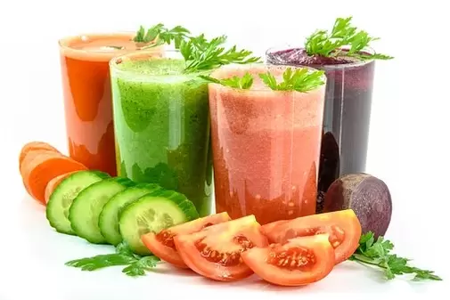 Succhi di verdura per una dieta alcolica